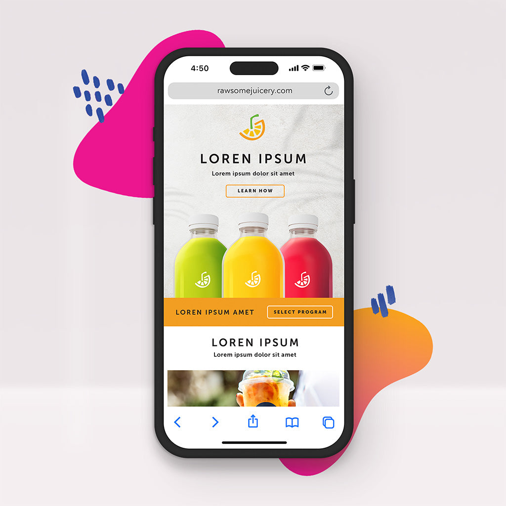 Landing Page Design and Development
