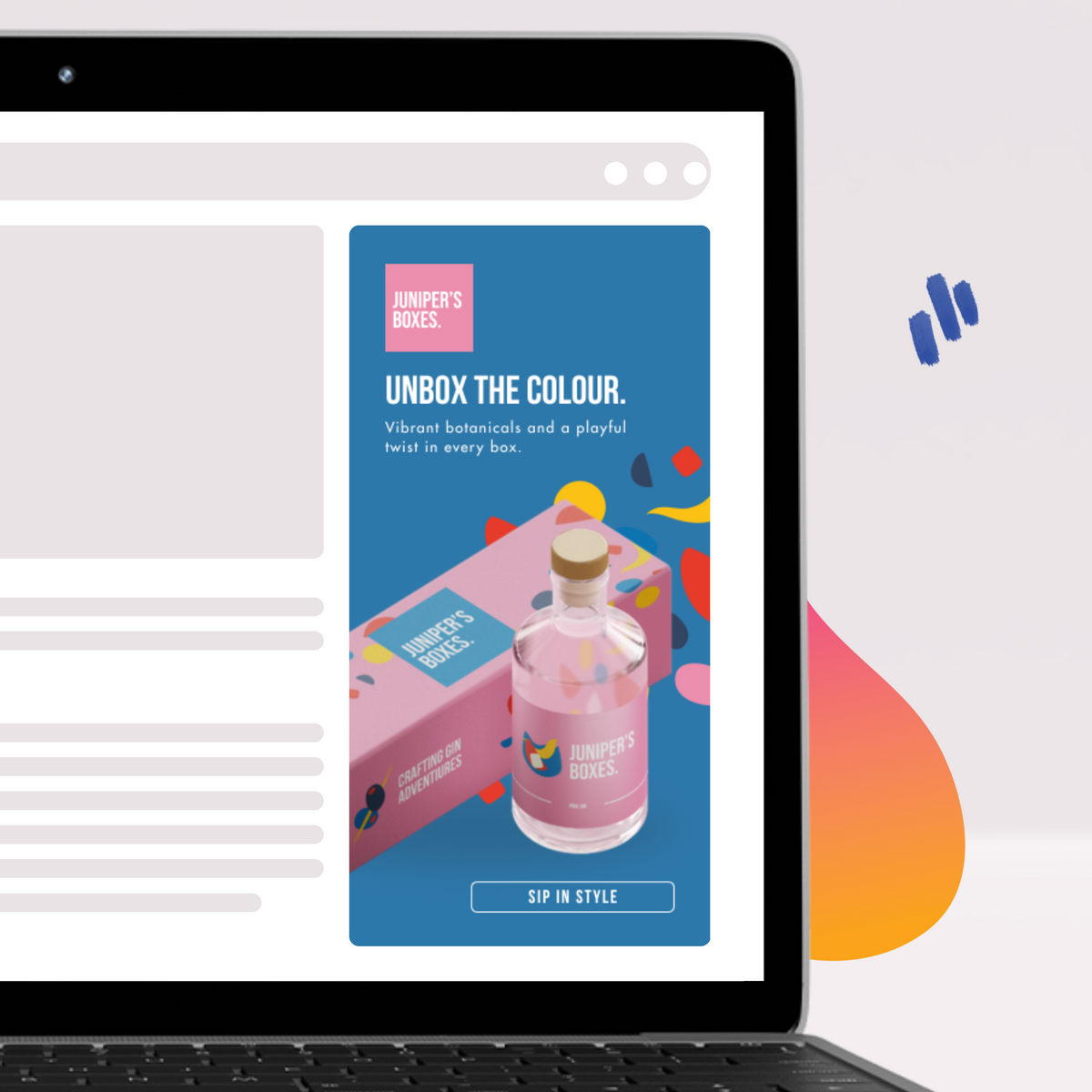 Banner Ad example – Junipers, ZOODESIGN