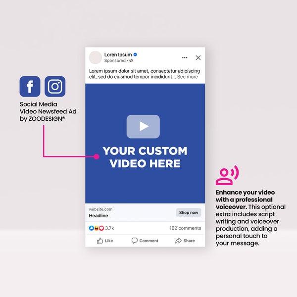 Custom Social Media Video Ad Production | On-Demand Design Services ...